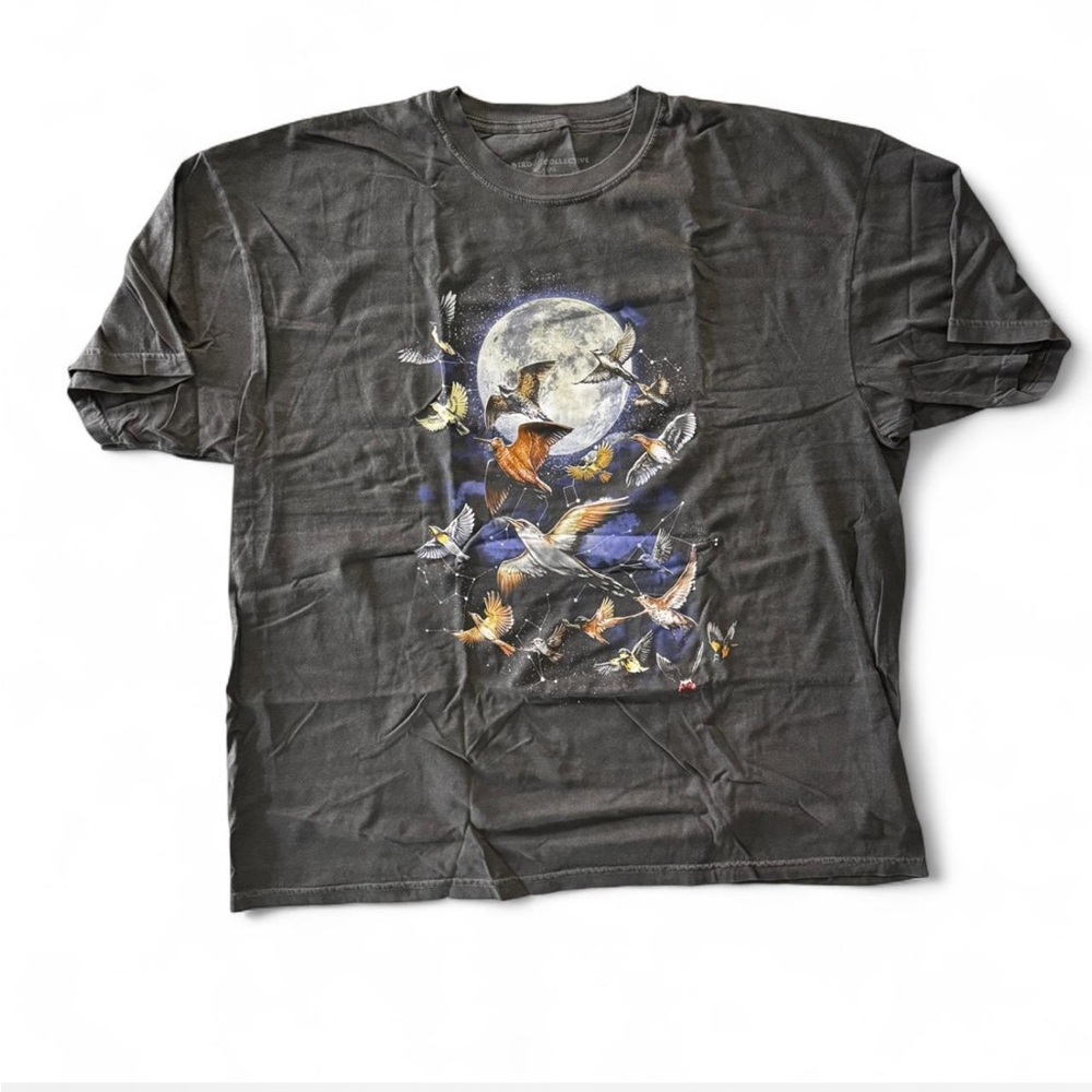 Bird Collective - Night Migration Vintage - Unisex Short Sleeve T-Shirt (3XL)